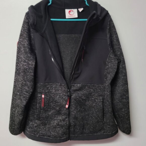 Canada Weathergear Full Zip Jacket Fleece Womens XL Hooded Fall Winter Layers - Picture 14 of 14